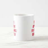 私はとても素晴らしY2Kのおもしろい引用文 コーヒーマグカップ (中央)