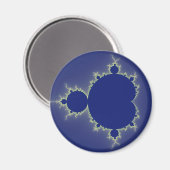 私はとても青い – フラクタル マグネット (正面/裏面)