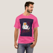 私はとにかくキャストロナウを試している Tシャツ (正面フル)