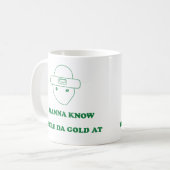 私はどこででDaの金ゴールド知りたいと思います コーヒーマグカップ (正面左)