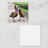 私はどこでもあなたと一緒に歩くだろう ノートカード (正面/裏面)