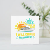 私はどこでもクルーズクルーズ船クルージングホリ 招待状 (スタンド正面)