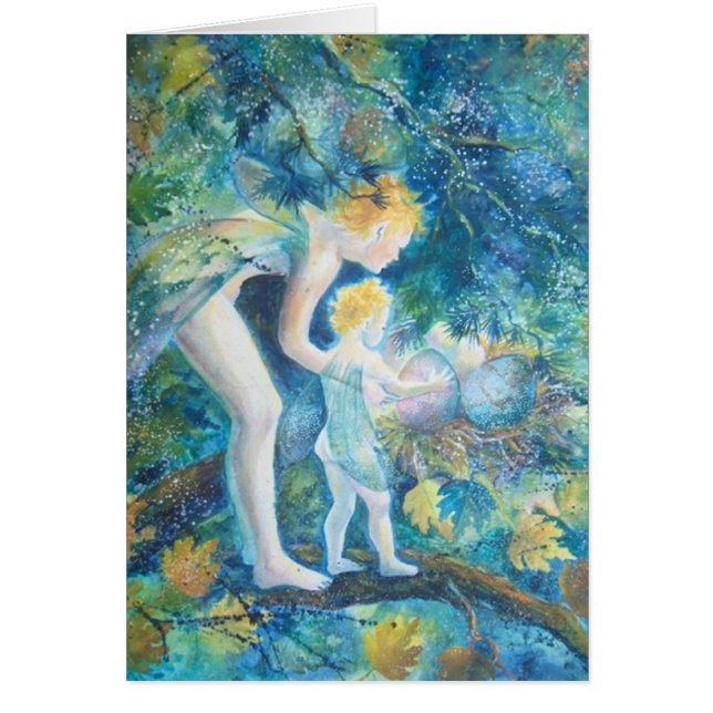 私はどこでカードから来られるベビーの妖精知っています (正面)