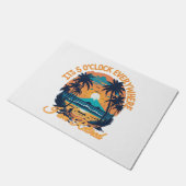 私はどこにいても5時退職した ドアマット (アングル)