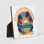 私はどこにいても5時退職した フォトプラーク (正面)