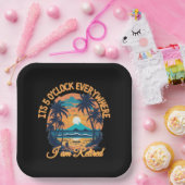 私はどこにいても5時退職した ペーパープレート (パーティー)