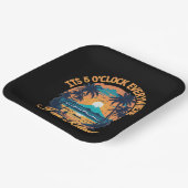 私はどこにいても5時退職した ペーパープレート (傾斜あり)