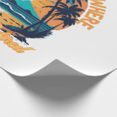 私はどこにいても5時退職した ラッピングペーパー (角)