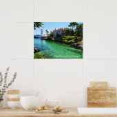 私はどこにも行ったことがないが、リストに載っている ポスター (キッチン)