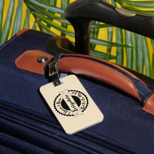 私はどこにも行ったことがないが、リストに載っている ラゲッジタグ (正面インサイチュ1)