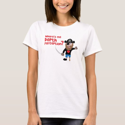 私はどこに深度感覚ですか。 Tシャツ (正面)