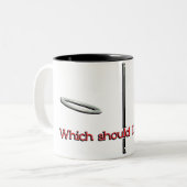私はどれを今日べきですか。 ツートーンマグカップ (正面左)