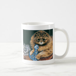 私はどれベストを愛しますか。 ルイWain猫のアートワーク コーヒーマグカップ