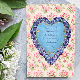 私はどんなに熱心にあなたを賞賛し、愛するバレンタイン ポストカード