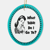 私はどんなテーブルに行きますか。 セラミックオーナメント (左)