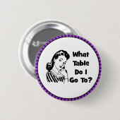 私はどんなテーブルに行きますか。 缶バッジ (正面&裏面)
