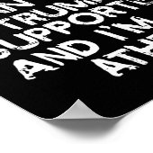 私はどんなトランプの支持者よりも良いクリスチャンである ポスター (角)