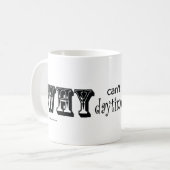 私はなぜちょうど昼間の不眠症を有してはいけませんか。 コーヒーマグカップ (正面左)