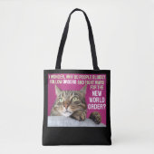 私はなぜ疑問に思トート トートバッグ (正面)