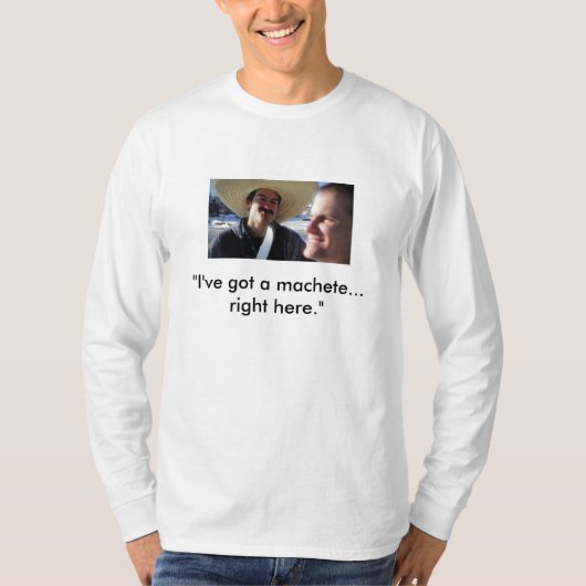 "私はなたを…ここに正しく持っています。" Tシャツ (正面)