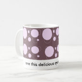 私はなることのこのおいしい周期を愛します! コーヒーマグカップ (正面左)