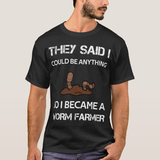 私はなんでもなれると言われたので虫になった F Tシャツ (正面)