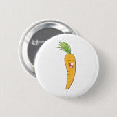 私はにんじん-微笑のにんじん--を愛します 缶バッジ (正面&裏面)