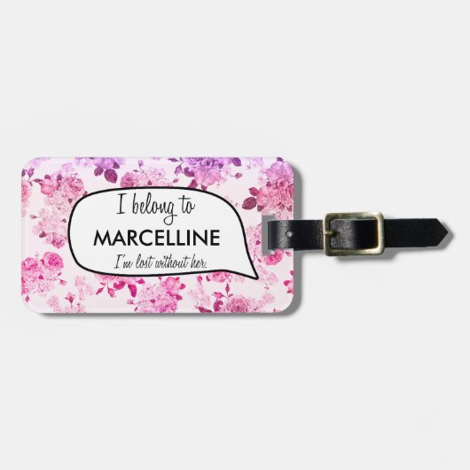 私はに属します ラゲッジタグ (正面横)