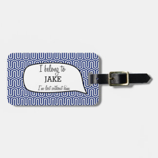 私はに属します ラゲッジタグ