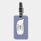 私はに属します ラゲッジタグ (正面縦)