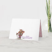 "私はのお母さん"の母の日カード愛します カード (裏面)