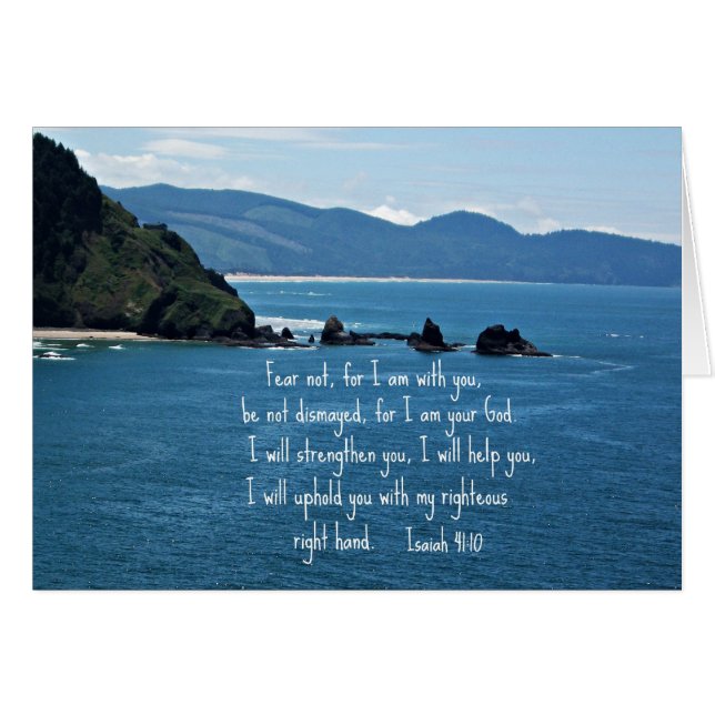 私はのためのアイザイアの41:10の恐れないあなたと…あります (正面横)