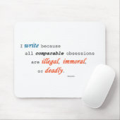 私はので…書きます マウスパッド (マウス)