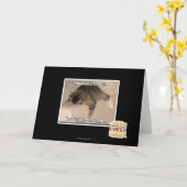 私はのソファ愛します カード (黄色い花)