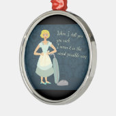 私はの吸います愛します メタルオーナメント (左)