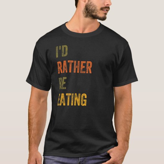 私はの方が食べ良い Tシャツ (正面)