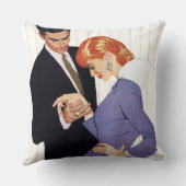 私はのGirlママ愛します クッション (裏面)