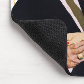 私はのGirlママ愛します マウスパッド (コーナー)