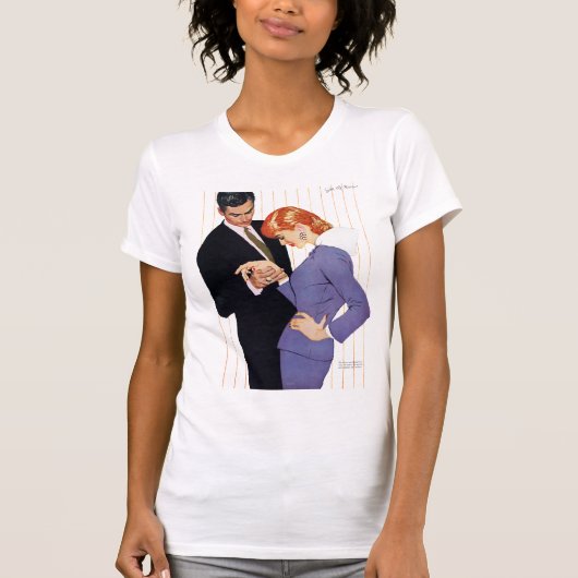 私はのGirlママ愛します Tシャツ (正面)