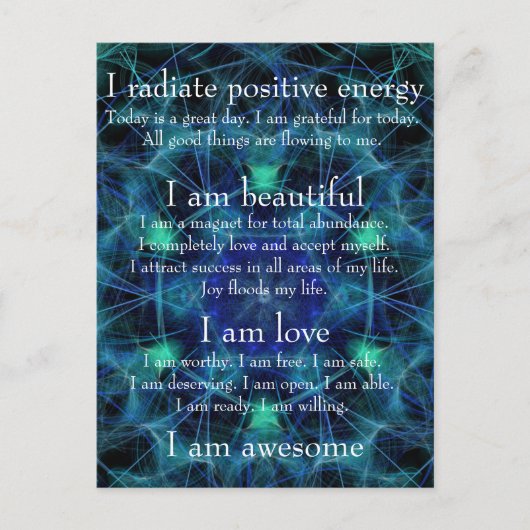 私ははがき素晴らしだ ポストカード (正面)