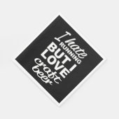 私ははランニング嫌いだが、クラフトビールは大好き スタンダードランチョンナプキン (角)