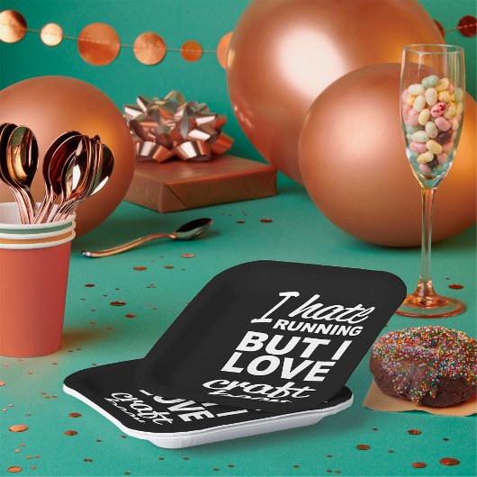 私ははランニング嫌いだが、クラフトビールは大好き ペーパープレート