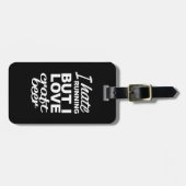 私ははランニング嫌いだが、クラフトビールは大好き ラゲッジタグ (正面横)