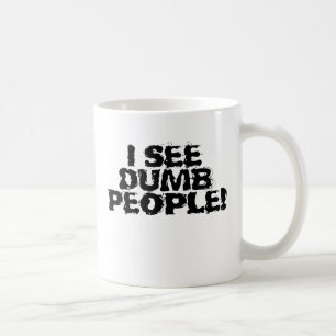 私はばかの人々を見る コーヒーマグカップ