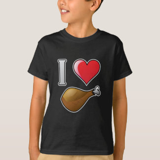 私はばち状核突起を呼びます! -感謝祭のトルコ足 Tシャツ