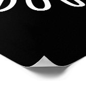 私はひざまずいてあなたの生地おもしろい多ベーキングプンダークBG ポスター (角)