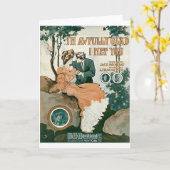 私はひどい嬉しいです私会いました カード (黄色い花)