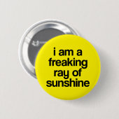 私はひどく神経質になる喜びです 缶バッジ (正面&裏面)