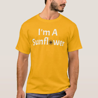 私はひまわり怠け者ハロウィーンの衣装 Tシャツ