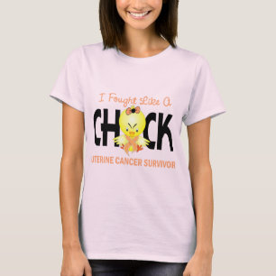 私はひよこの子宮の蟹座の生存者のように戦いました Tシャツ